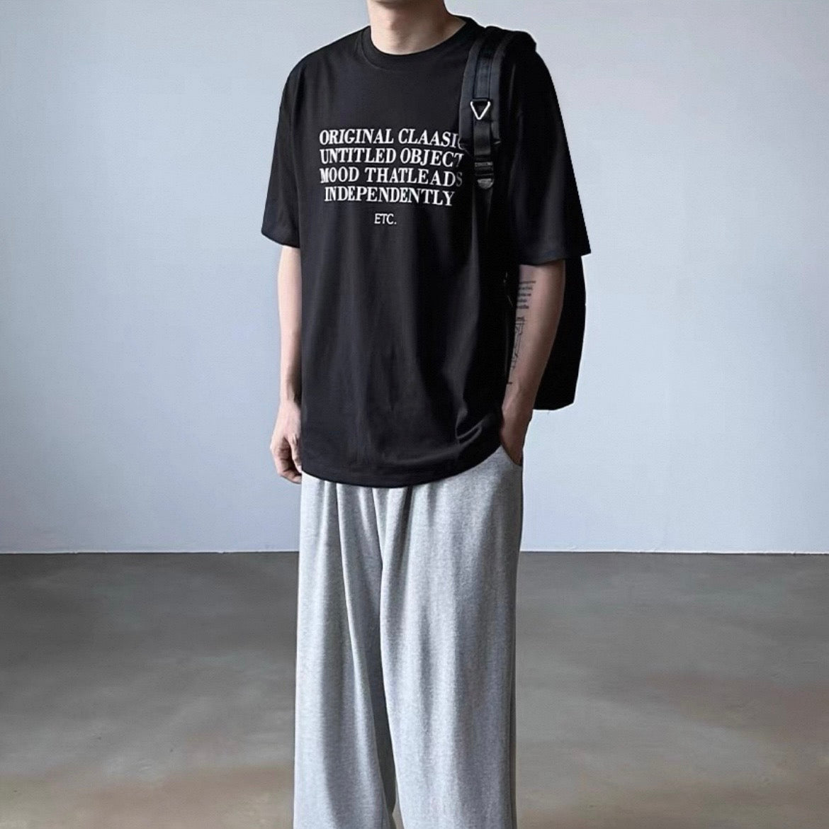 Gangster Style Printed T-Shirt
