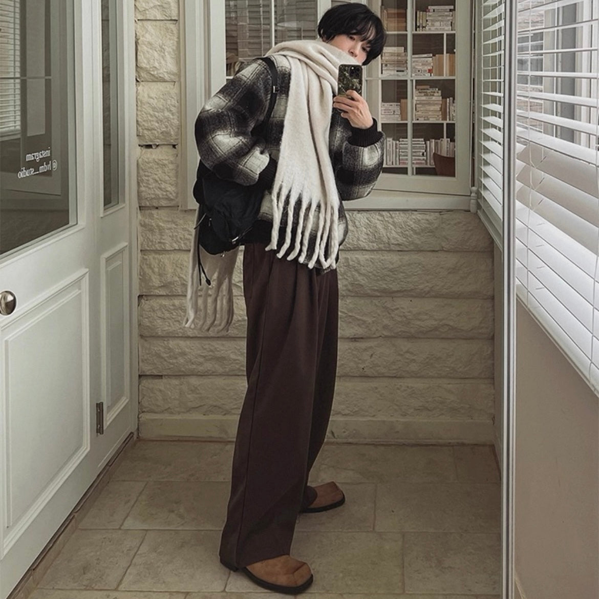 Winter Wide-Legged Commuter Pants