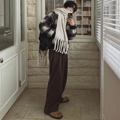 Winter Wide-Legged Commuter Pants