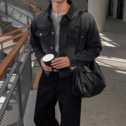 Ribbed Henley Neck Knit