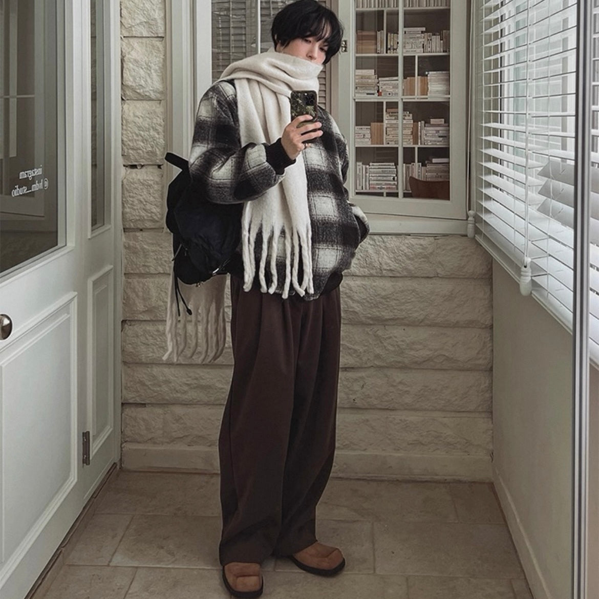 Winter Wide-Legged Commuter Pants
