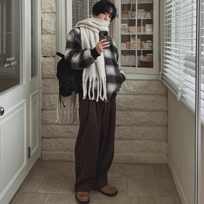 Winter Wide-Legged Commuter Pants