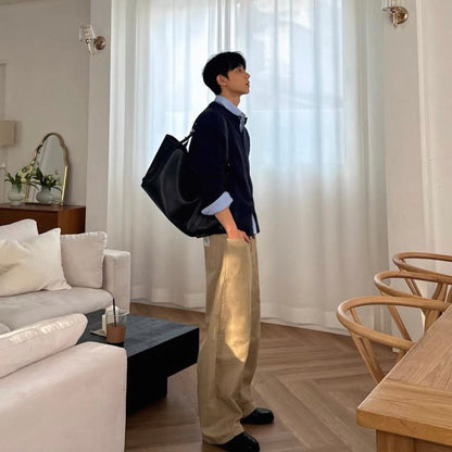 Korean-Style Long Sleeve Shirt