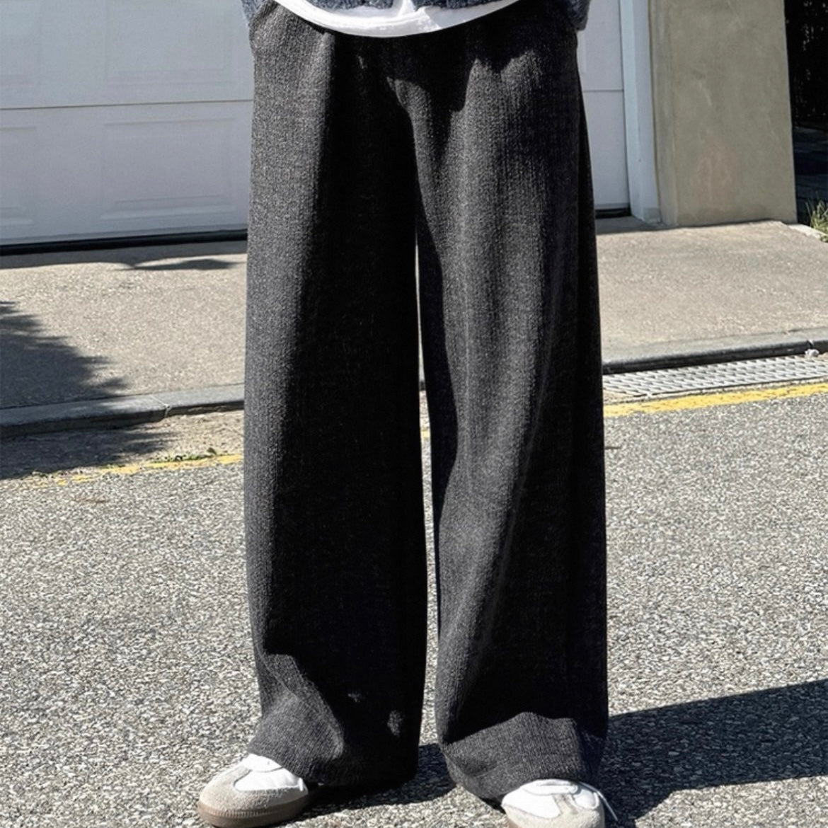 Winter Wide-Legged Casual Pants