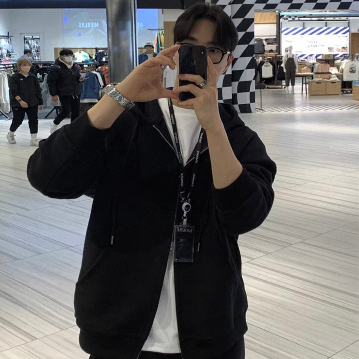 Hooded Cardigan Setup