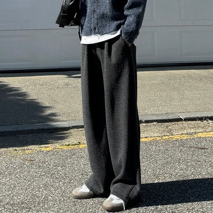 Winter Wide-Legged Casual Pants