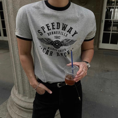 Retro Color Block T-Shirt