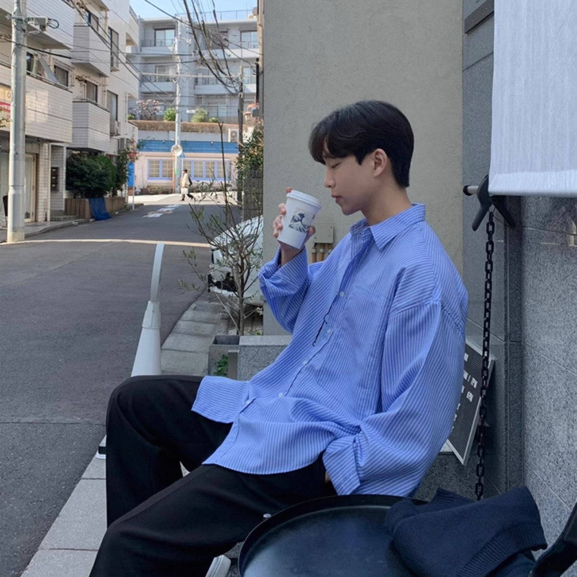 Korean Trend Striped Shirts