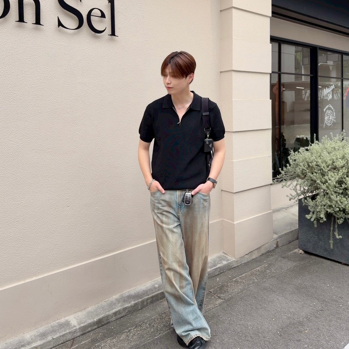 Breezy Knit Short-Sleeve Shirt