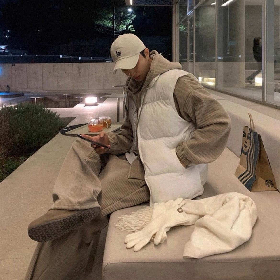 Casual Hoodie Knit Setup