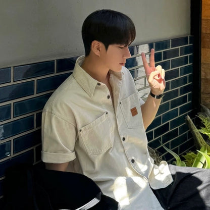 Casual Summer Short-Sleeve Shirt