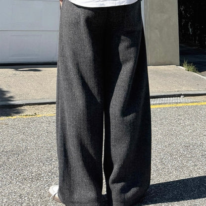 Winter Wide-Legged Casual Pants