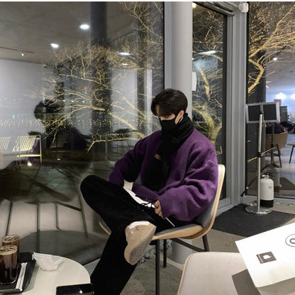 Korean Casual Mohair Sweater