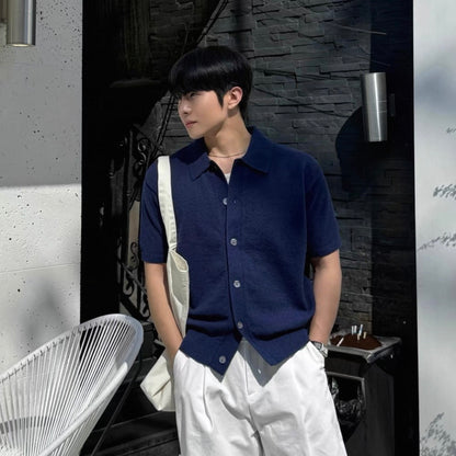 Slim Knit Cardigan T-Shirt
