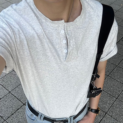 Summer Basic Round Neck Tee