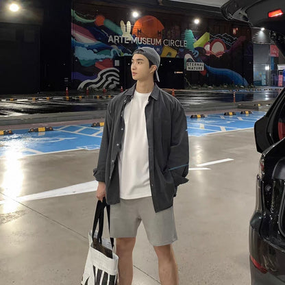 Casual Trendy Pointed Collar Shirt