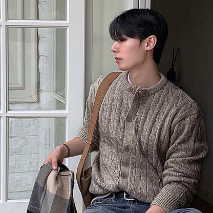 Casual Knit Sweater Coat