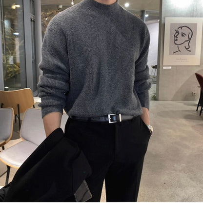 Men's Knit Turtleneck Sweater