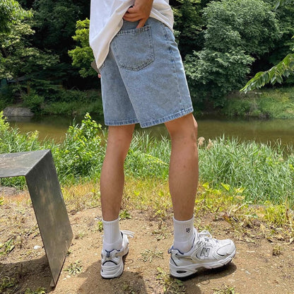 Retro Loose Denim Shorts