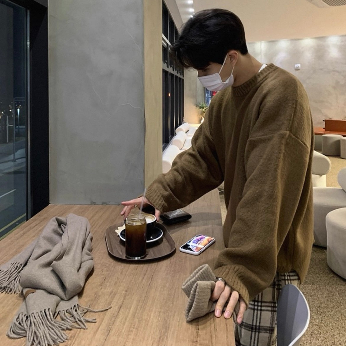 Korean Casual Mohair Sweater