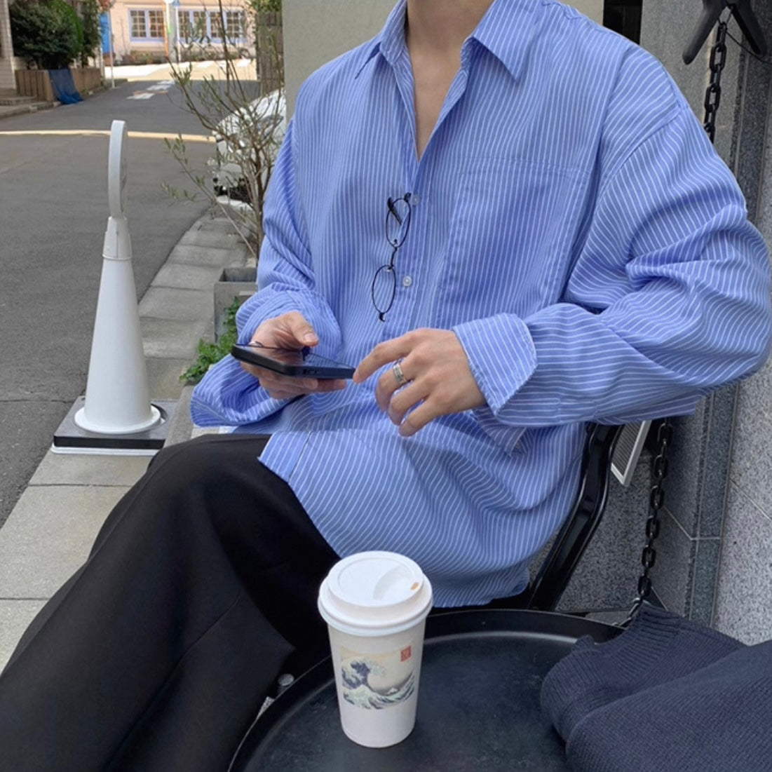 Korean Trend Striped Shirts