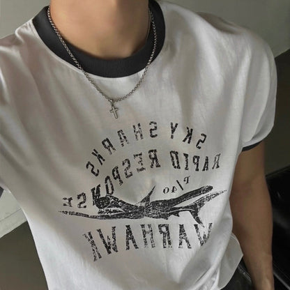 Retro Color Block T-Shirt