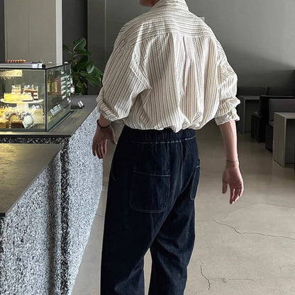 Casual Loose Striped Shirt