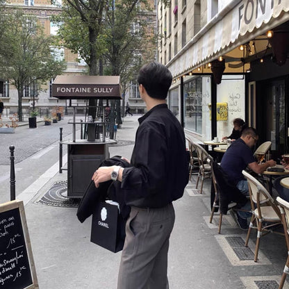 Breezy Casual Long-Sleeve Shirt