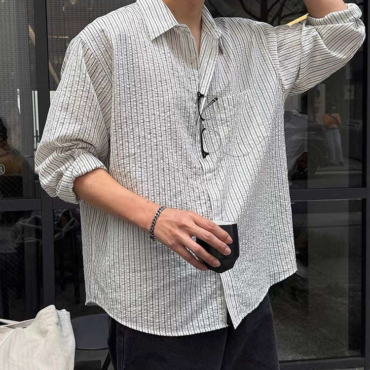 Seersucker Stripe Shirt