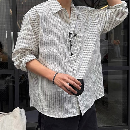 Seersucker Stripe Shirt