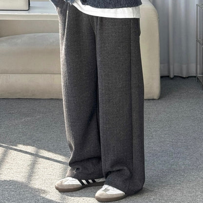 Winter Wide-Legged Casual Pants