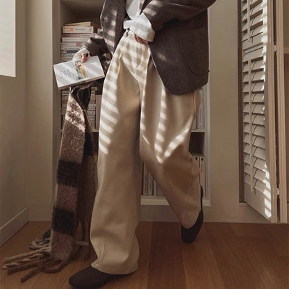 Winter Wide-Legged Commuter Pants