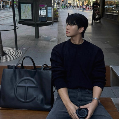 Korean Loose Knit Pullover