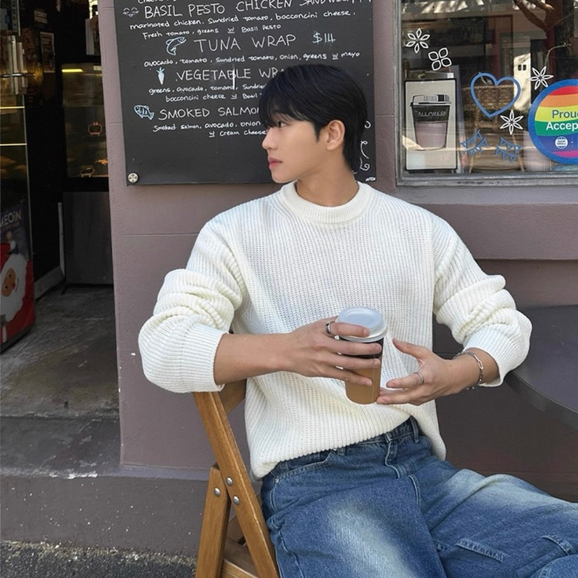 Korean Loose Knit Pullover