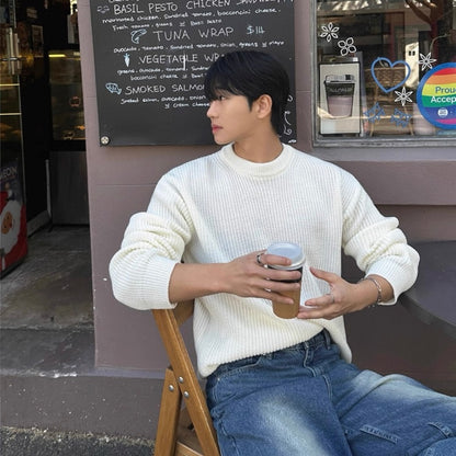 Korean Loose Knit Pullover