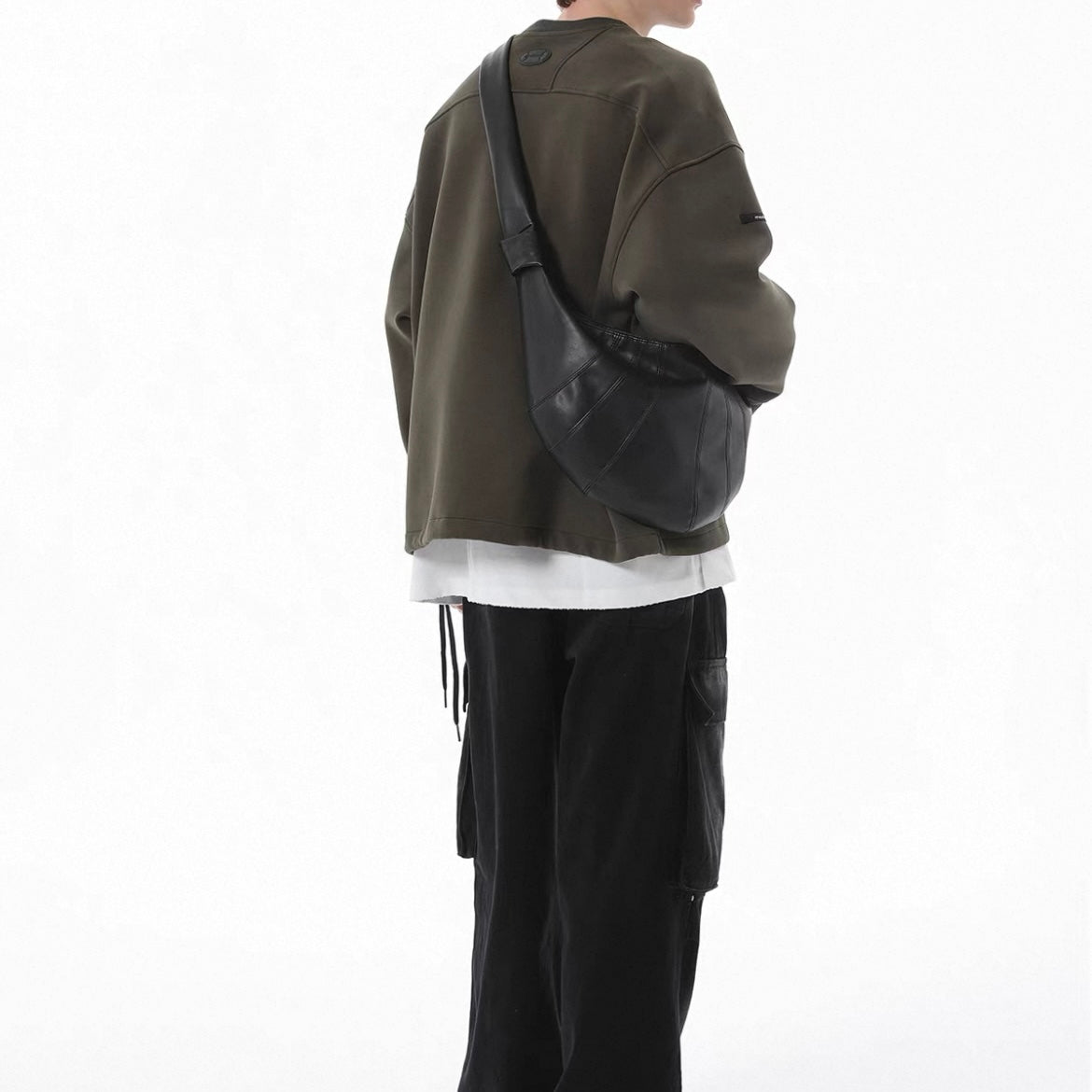 Chic Crossbody Croissant Bag