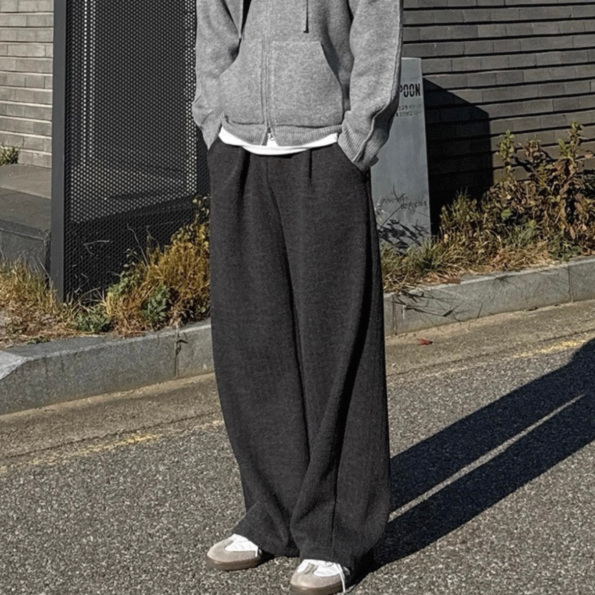 Winter Wide-Legged Casual Pants
