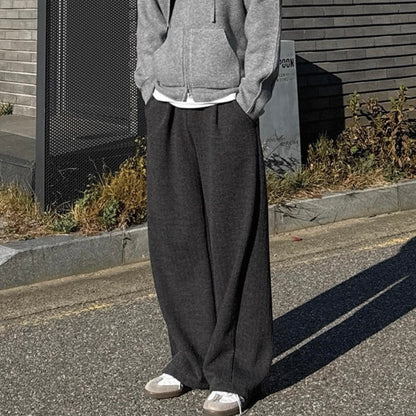 Winter Wide-Legged Casual Pants