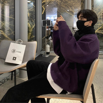 Korean Casual Mohair Sweater