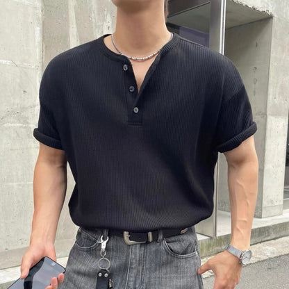 Loose Summer Collared T-shirt