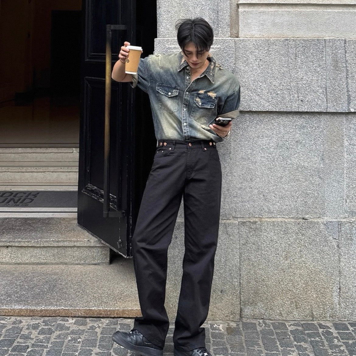 Casual Loose Denim Shirt