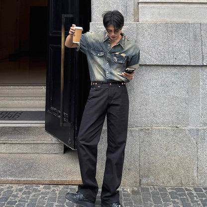 Casual Loose Denim Shirt