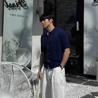 Slim Knit Cardigan T-Shirt