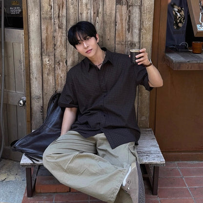 Korean Style Short-Sleeve Shirt