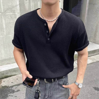 Loose Summer Collared T-shirt