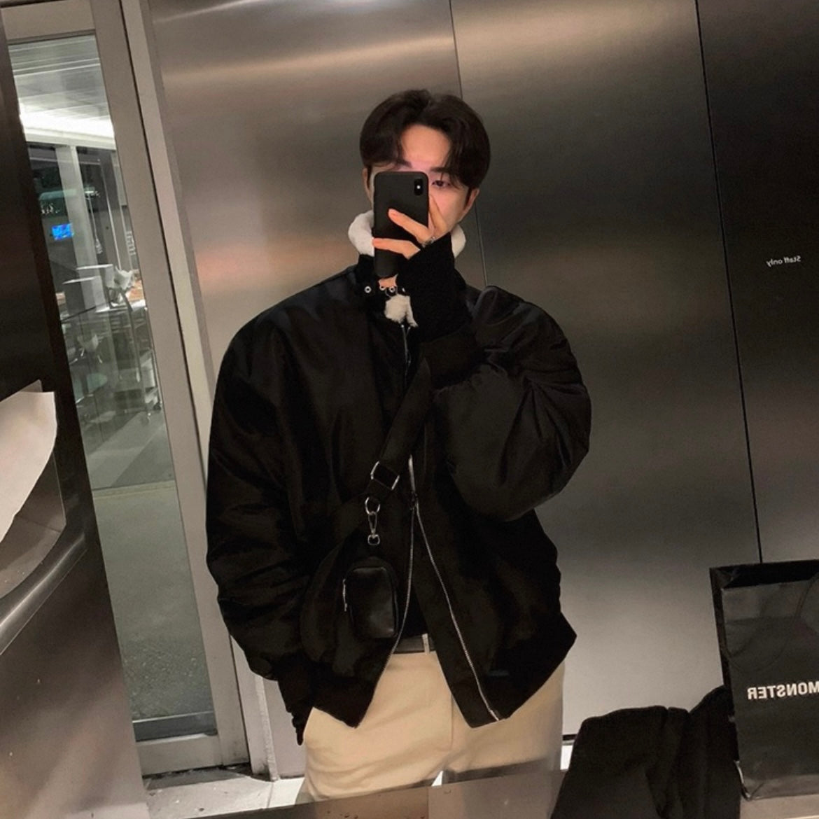 Lambswool Oversized Jacket