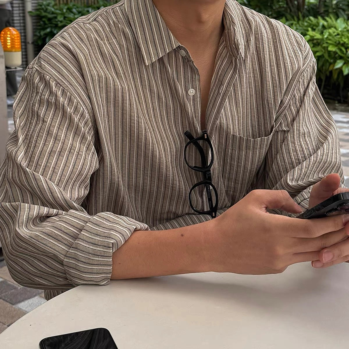 Seersucker Stripe Shirt