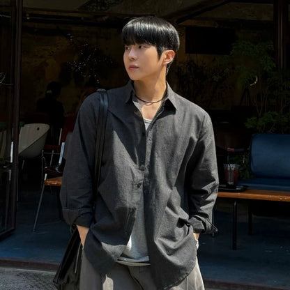 Casual Loose Long-Sleeve Shirt