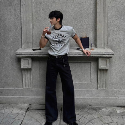 Retro Color Block T-Shirt