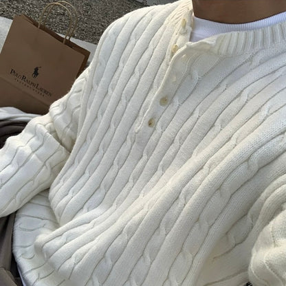 Classic Twisted Knit Sweater